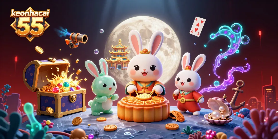 Engage with thrilling gameplay in the keonhacai 55 scene featuring vibrant casino elements and unique characters.
